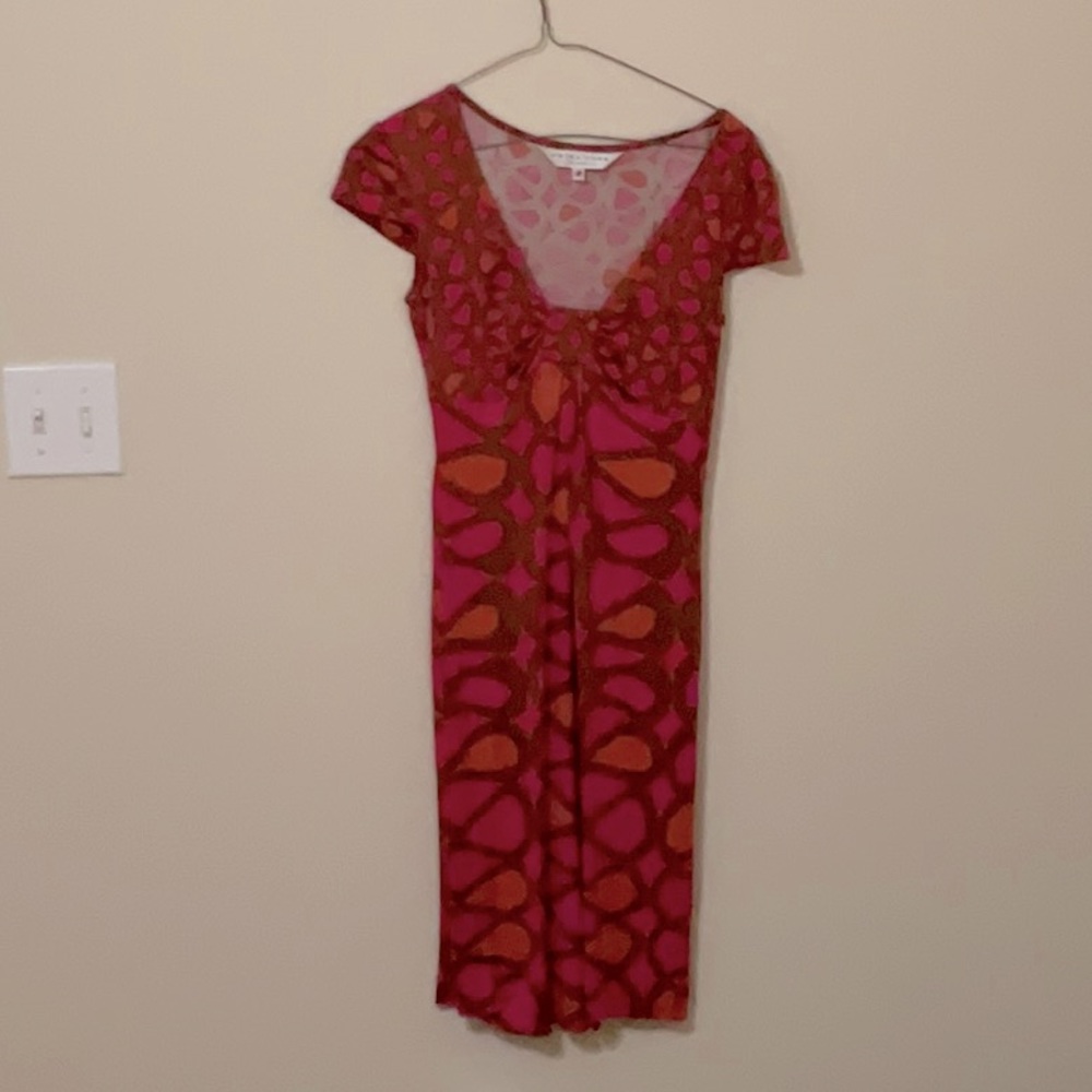 Trina Turk | Pink Multicolor | Mini Dress | Mosaic Tiles | Steph | Abstract | 4